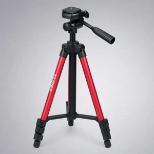Eloies® Jaguar 3 Way Pan Head Photo Video Tripod Combo, Aluminum Alloy Build, Universal Compatibility (Mobile and Camera), 3 Way Pan Head with 360° Rotation, Lightweight & Portable Design