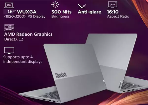Lenovo ThinkBook 16 display quality