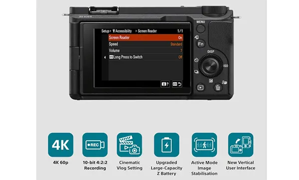 Vlogging features of Sony ZV-E10 II