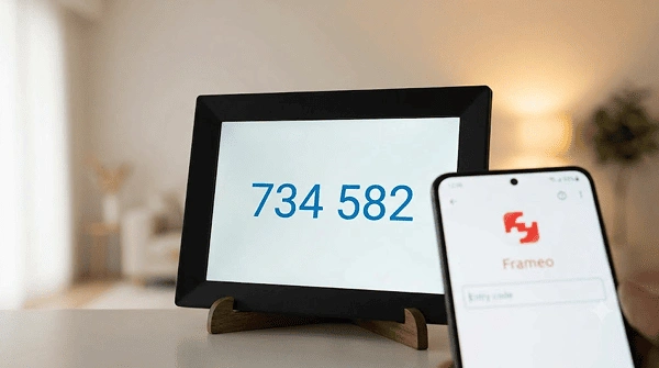 Enter the Pairing Code showing on the screen