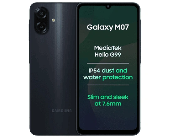 The Samsung Galaxy M07 Phone