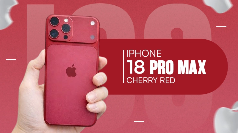 iPhone 18 Pro Max Cherry Red