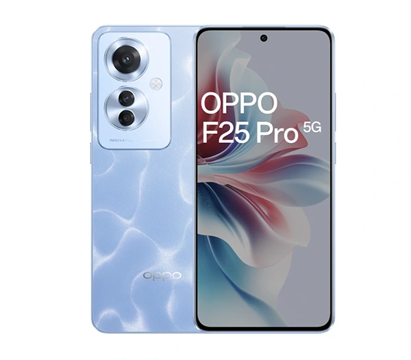 Oppo F25 Pro 5G in ocean blue colour