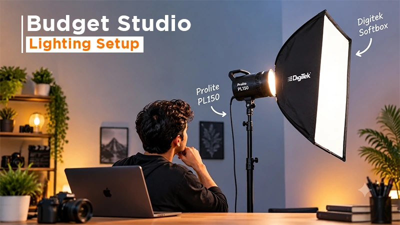 Budget Studio Lighting Setup: Prolite PL150 + Digitek Softbox Review