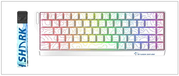 Gamakay x NaughShark NS68 gaming keyboard